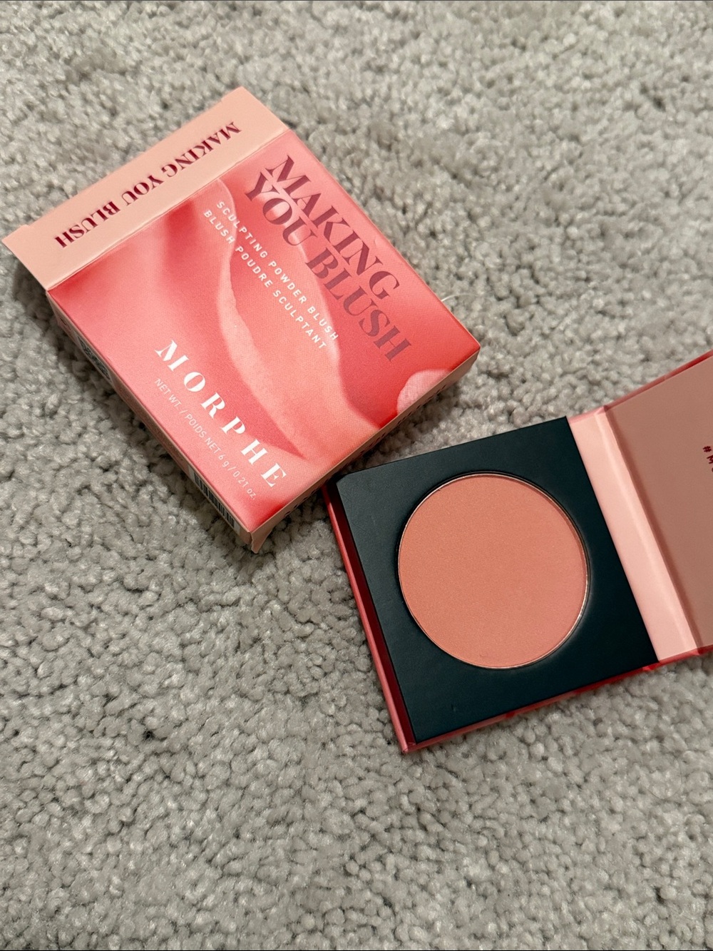 Morphe Making You Blush Powder Blush — Peach Coral